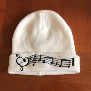 Music note cap.